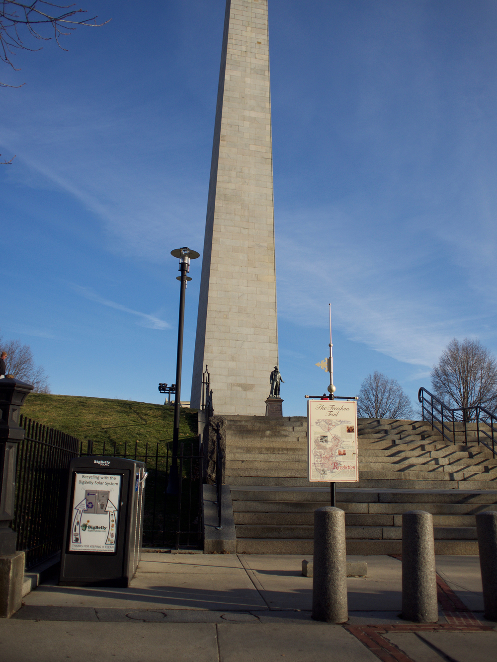 IRL Long of Monument and Main Entrance from South