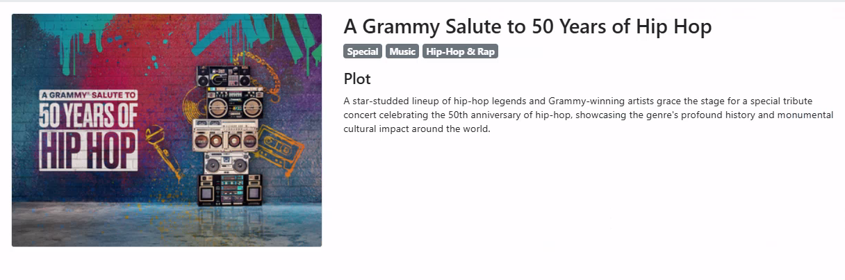 A Grammy Salute to 50 Years of Hip Hop