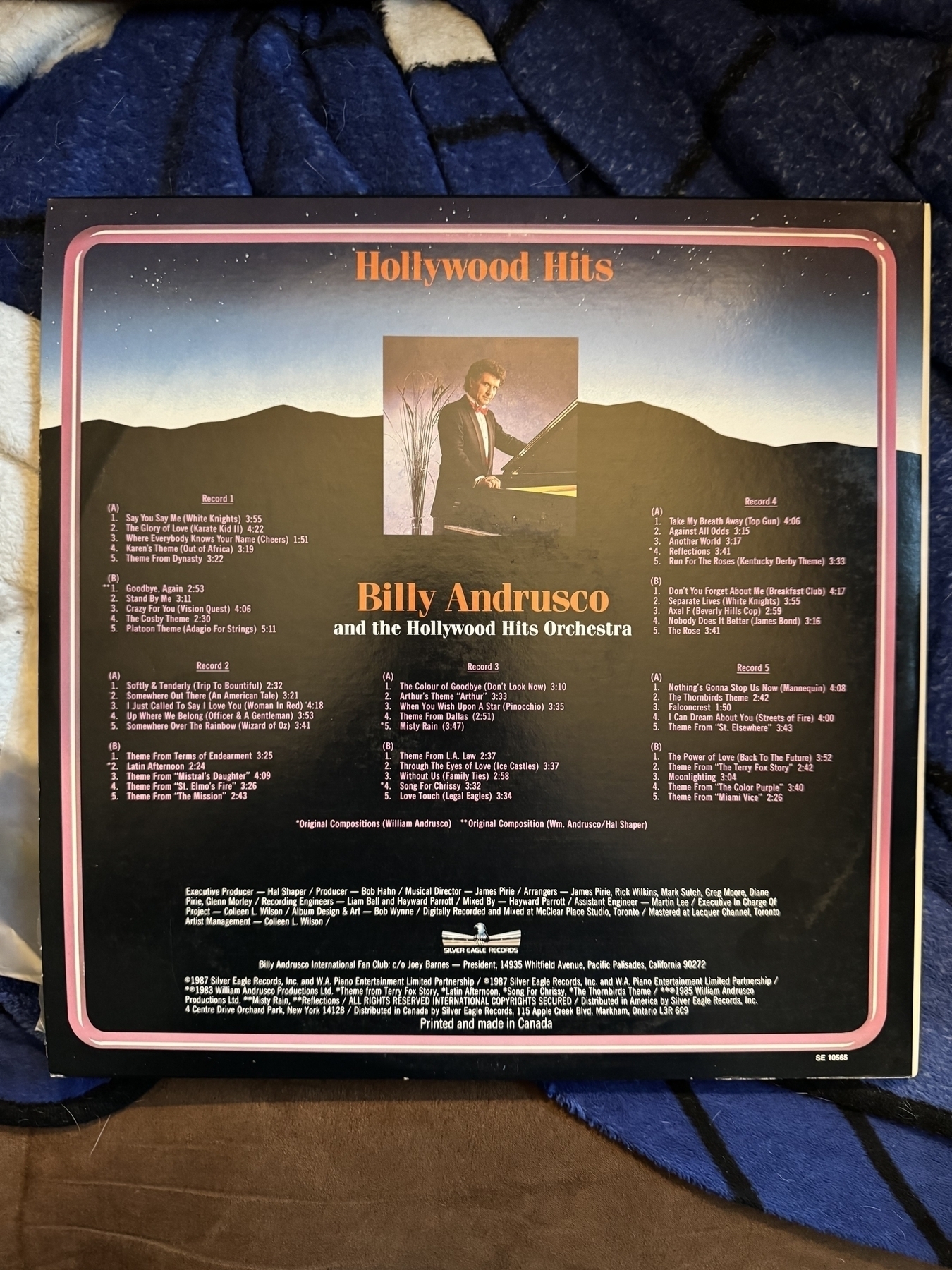 Hollywood hits back cover. 