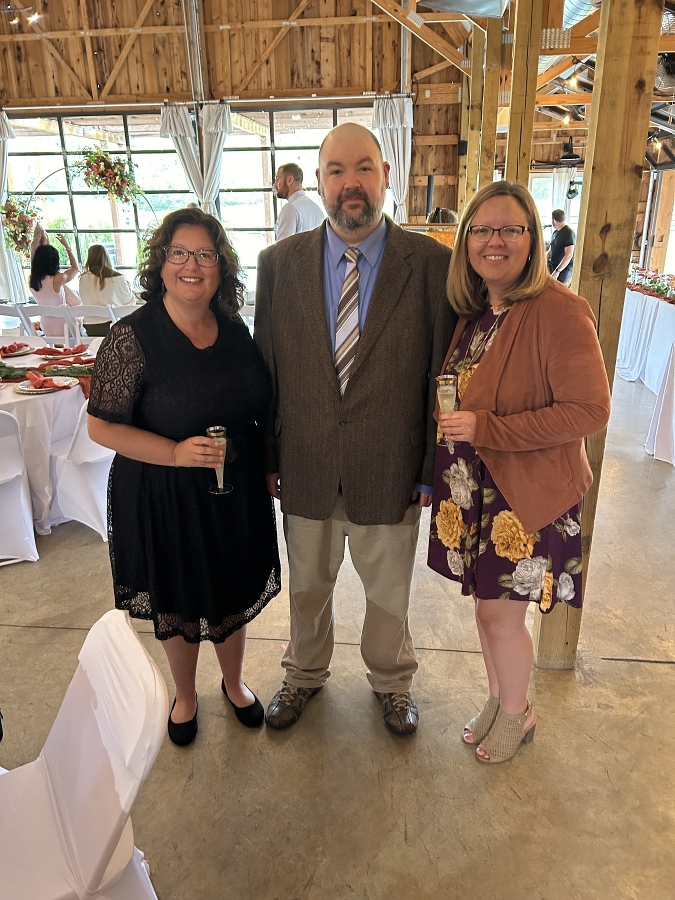 My sisters and me at my cousin’s wedding. 