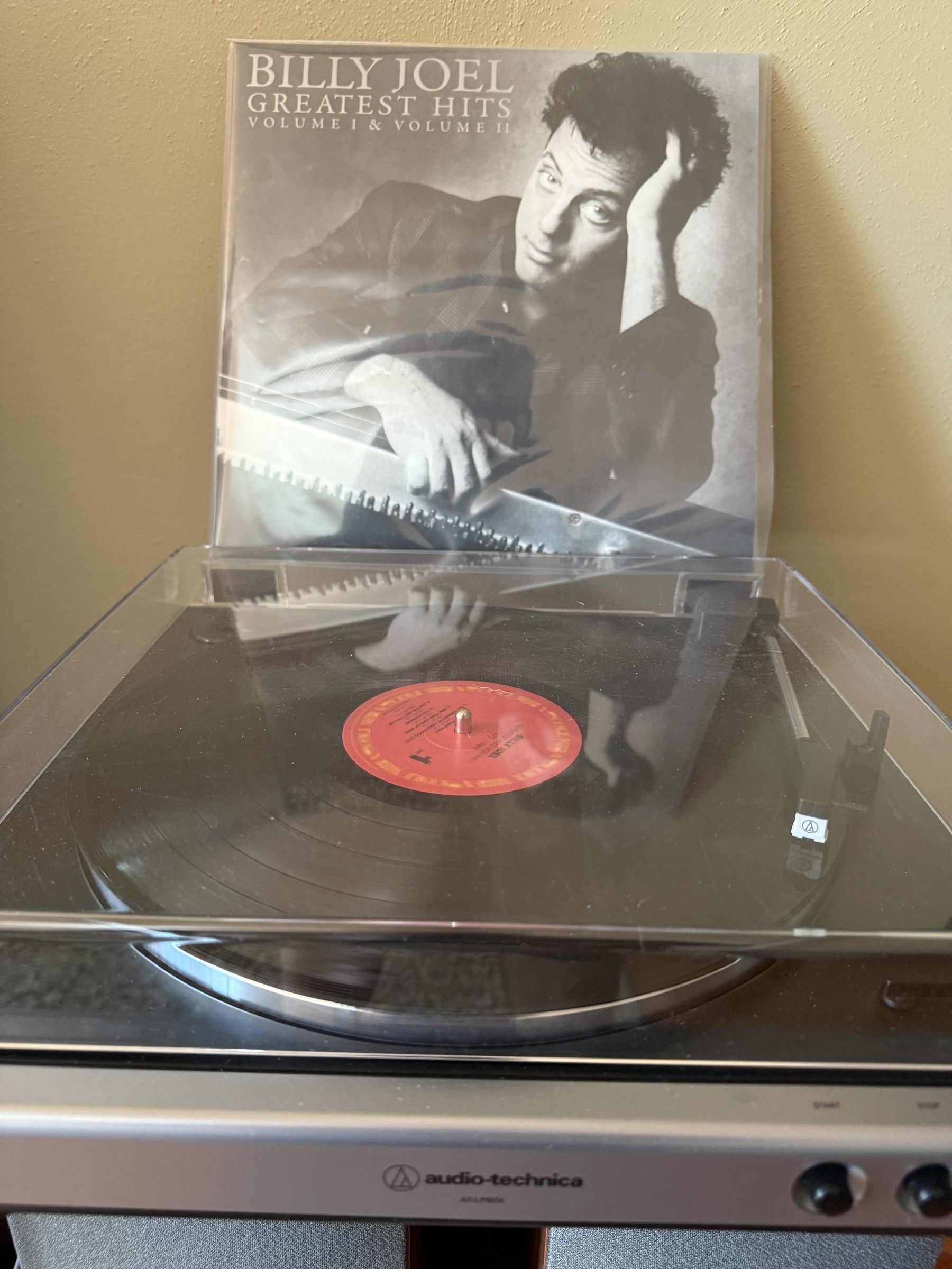 Now playing: Billy Joel - Greatest Hits Volume I & Volume II. 