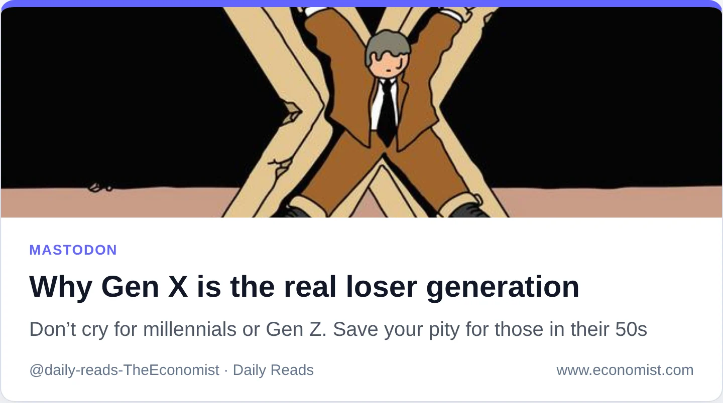 Why Gen X is the real loser generation
