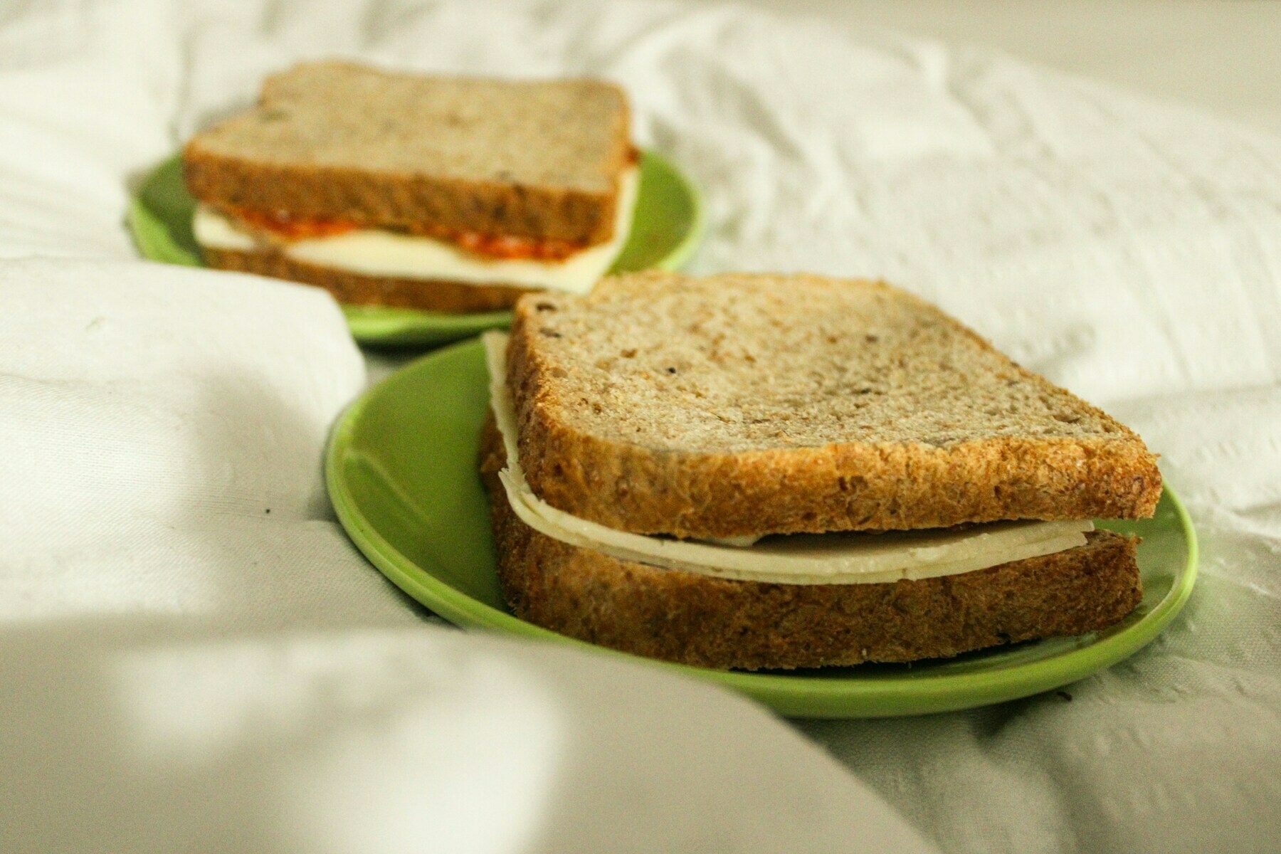 A very plain sandwich, how God intended it to be. God is not woke, unlike his hippy son. Photo by Tatjana Dimovska, who probably isn't woke either.