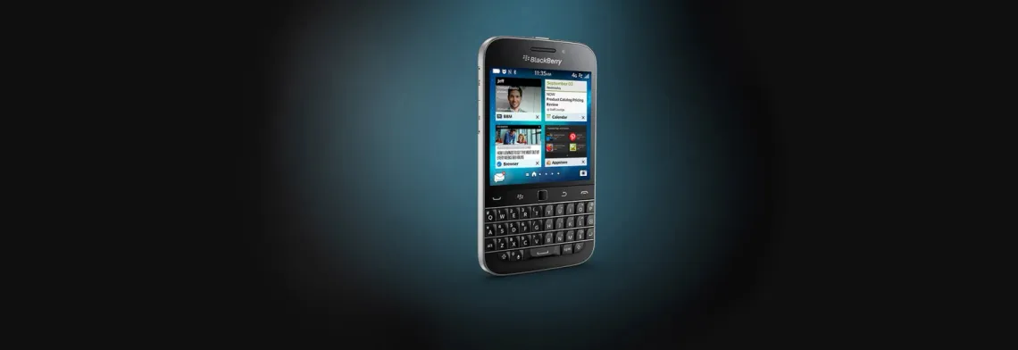 BlackBerry qwerty keyboard phone