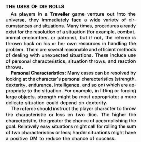 section page 28 or the Traveller Adventure