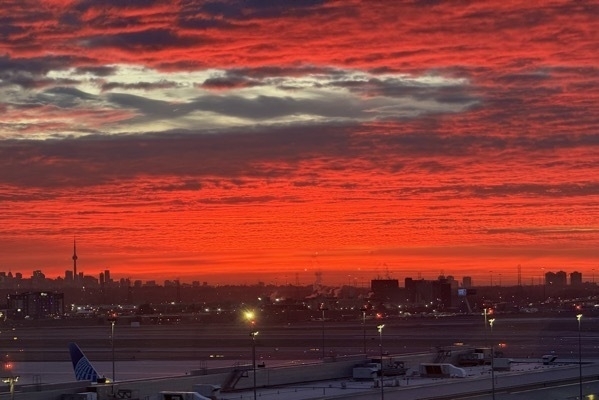 Sunrise over Toronto