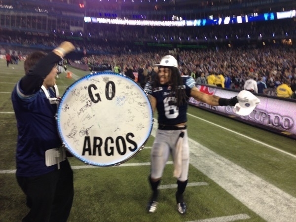 Marcus Ball on the drum