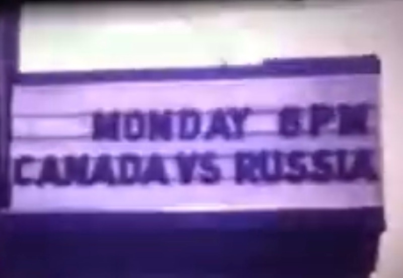 Canada vs Russia Sign