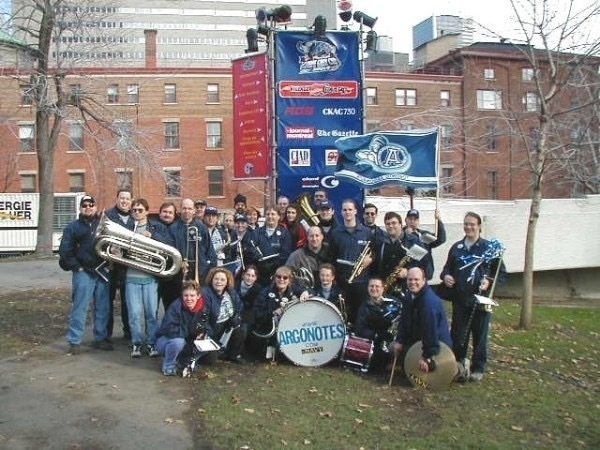 Argonotes at the 2001 Grey Cup