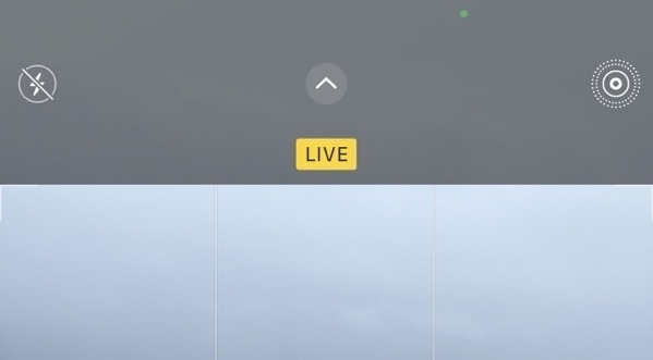 Live Photo button