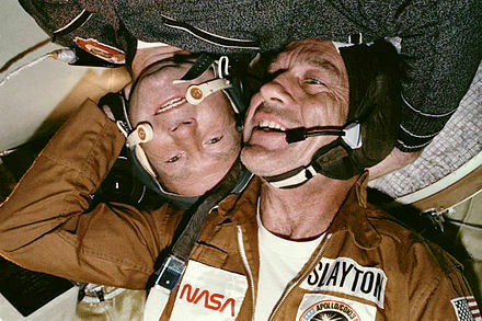 Deke Slayton and Alexei Leonov