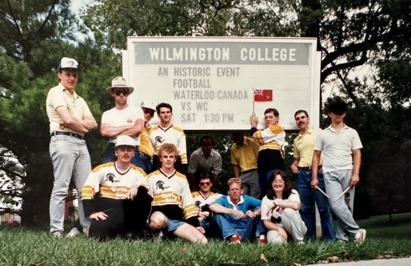 Warriors Band in Wilmington, Ohio, 1986