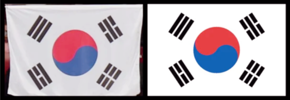 Two Korean Flags