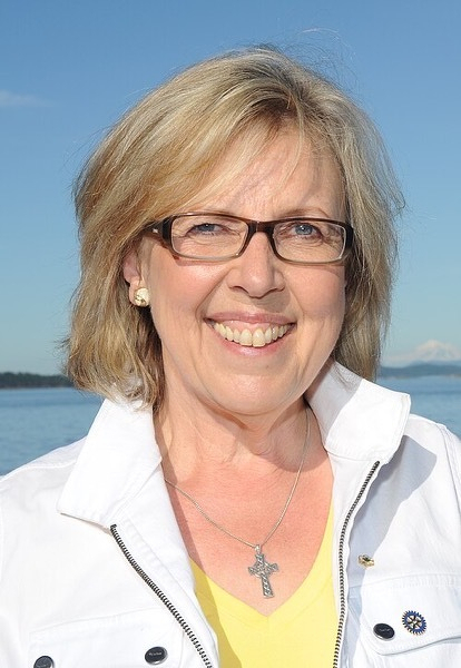 Elizabeth May in July 2014.