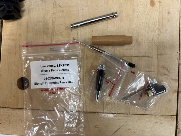 A Bag of Pen Parts