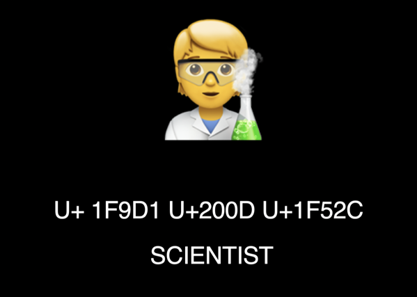 Scientist emoji
