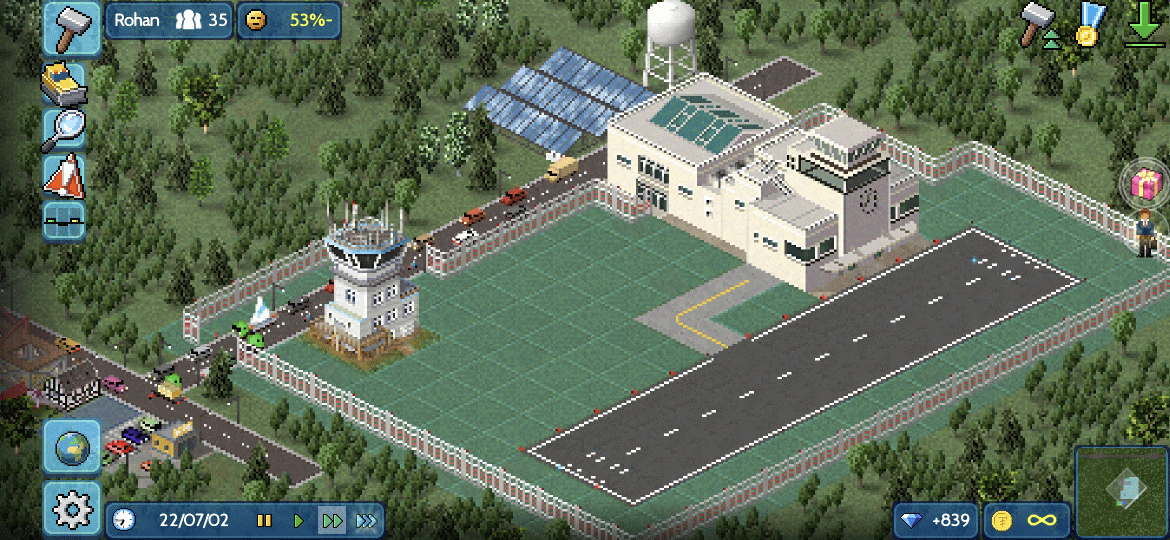 Transport road created.