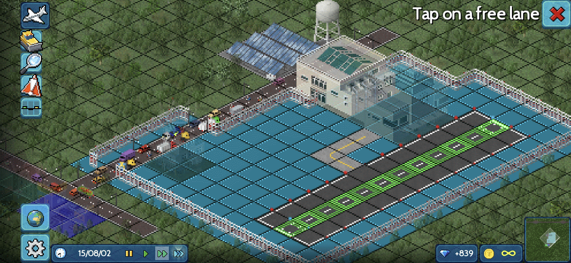 Now tap on a Runway.