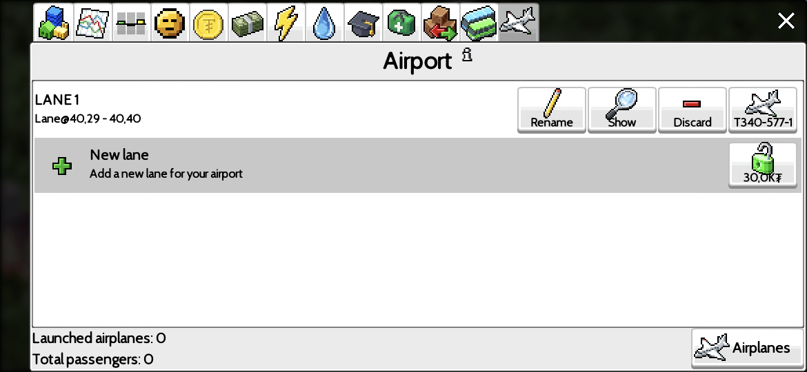 A properly configured airport.