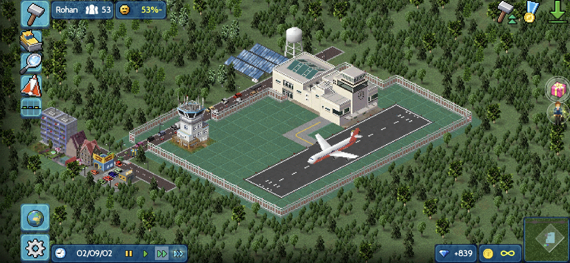 A plane on the Runway.