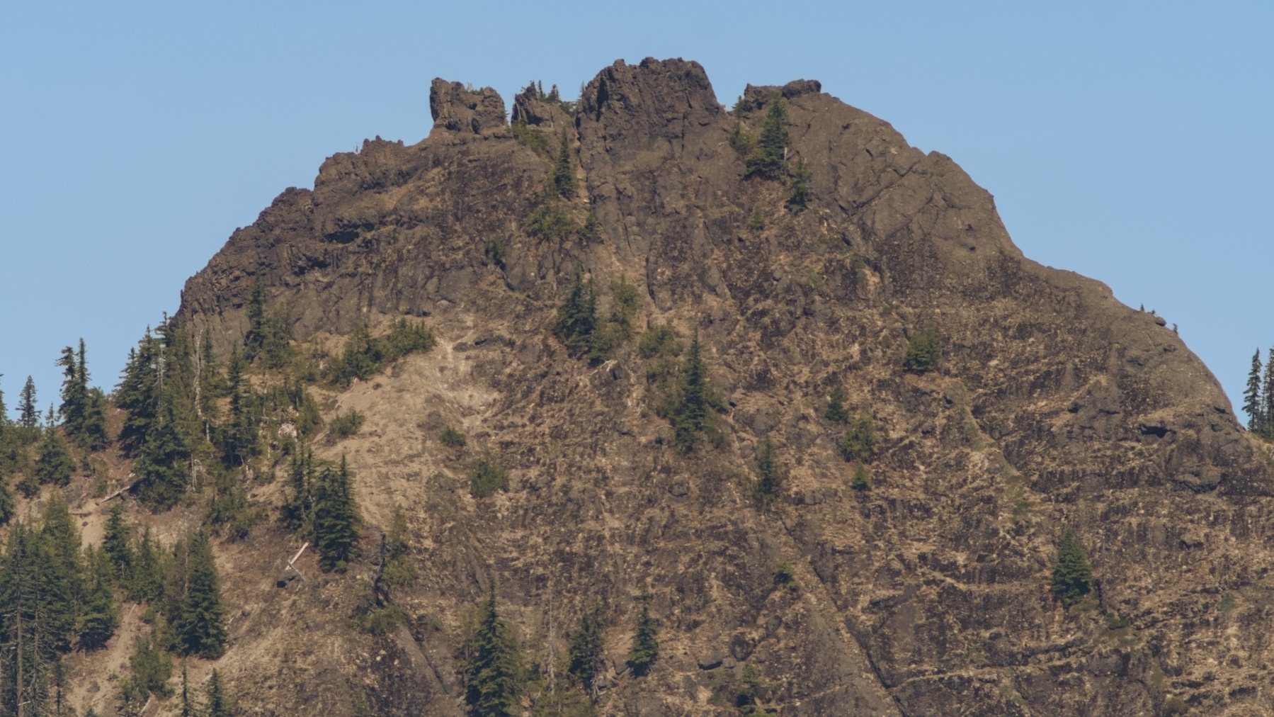 top of tidbits mountain on the horizon