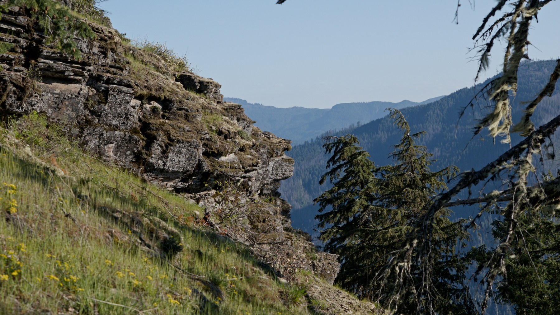 rock formation near the top of Castle Rock