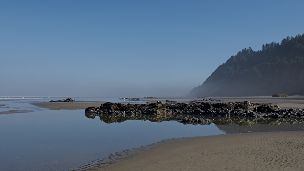 sea sky rocks beach