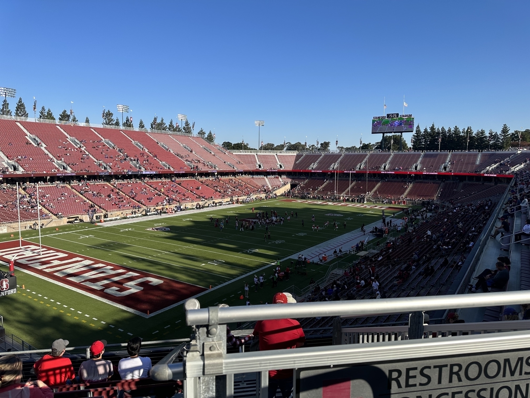 Stanford Stadium pregame