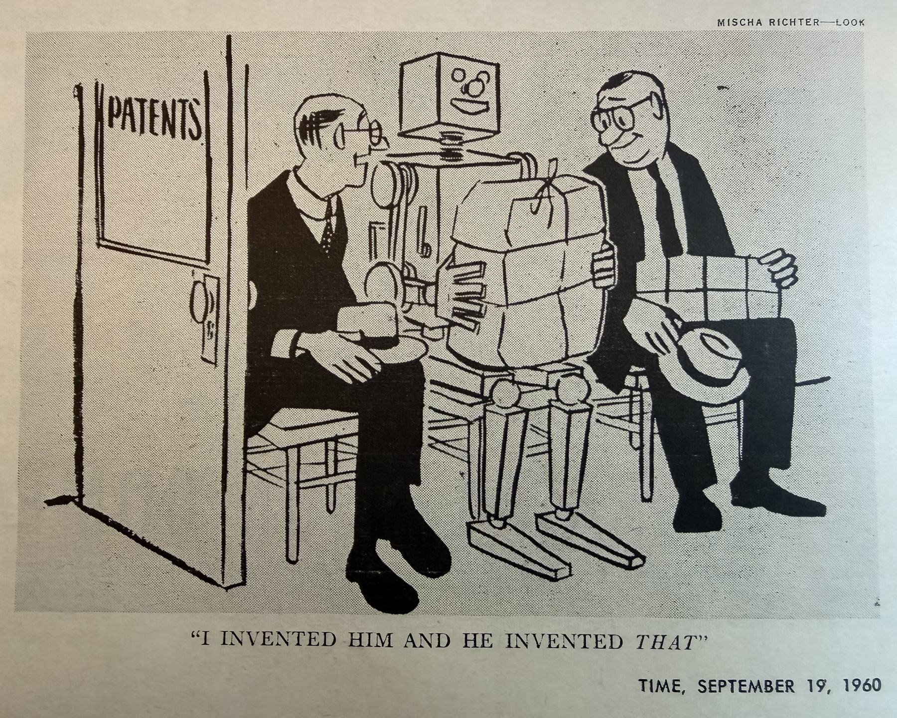Mischa Richter cartoon Time 1960.