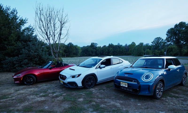 Red, White, and Blue Cars