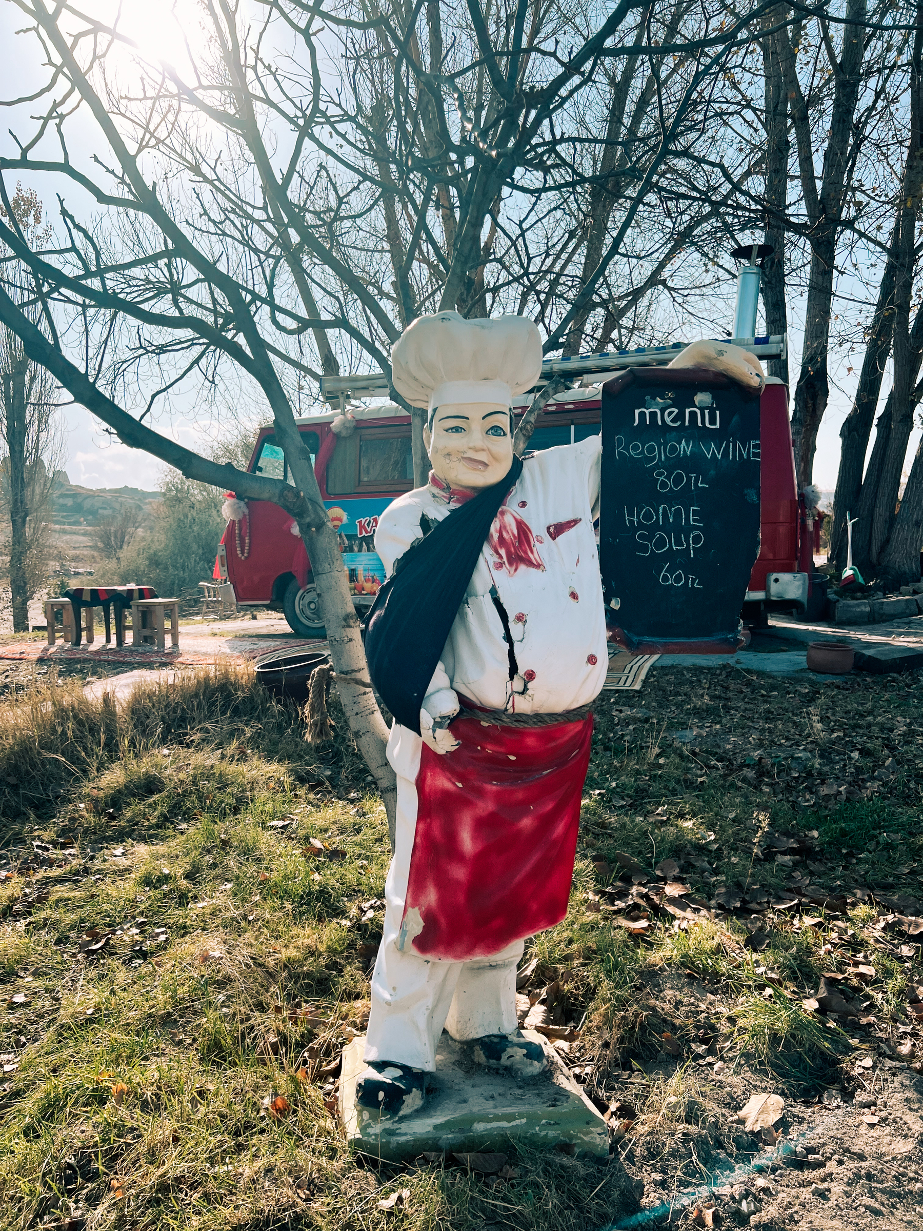A human sized cook figure 