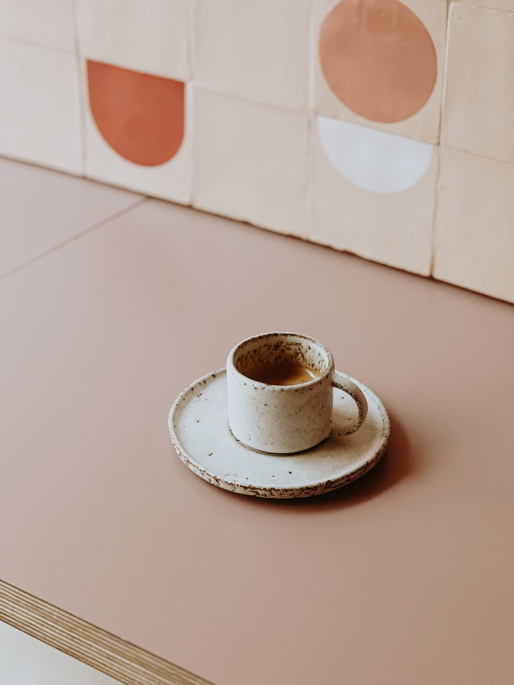 An espresso cup. 