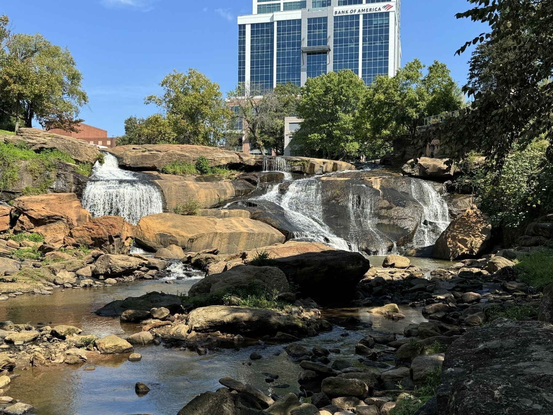 Reedy falls in Greenville, SC