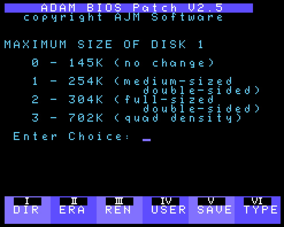 ADAM BIOS Patch v2.5 Screenshot