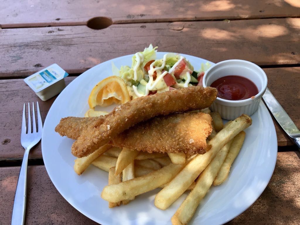 Fish and chips at Highway 57.  