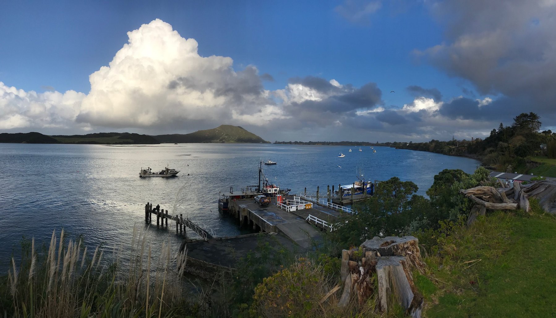 On the east coast, looking south. 