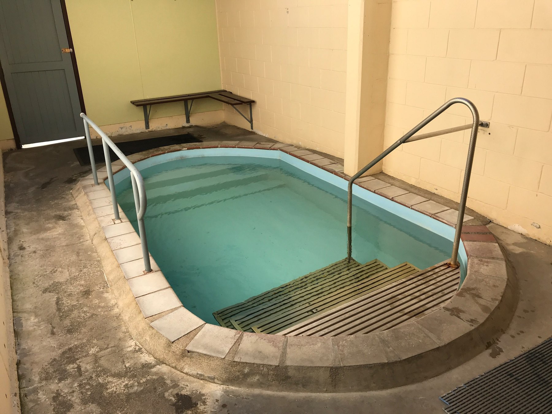 A private pool. 