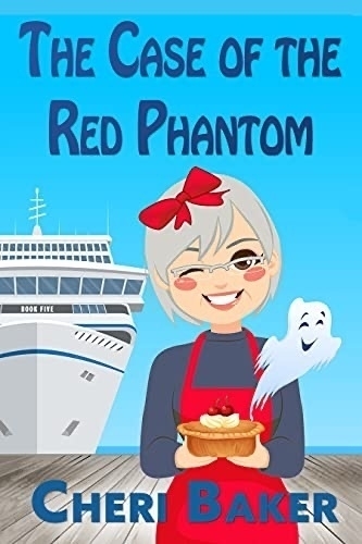 Book cover: The Case of the Red Phantom. 