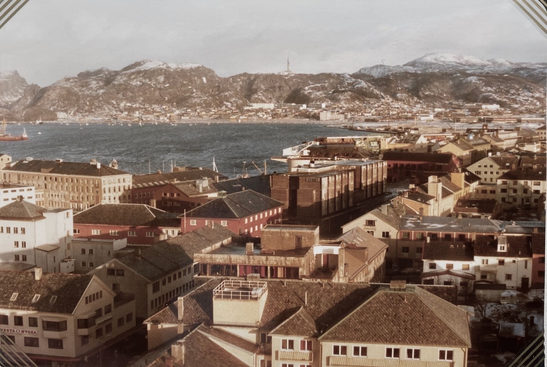 View across Bodø to the harbour. 