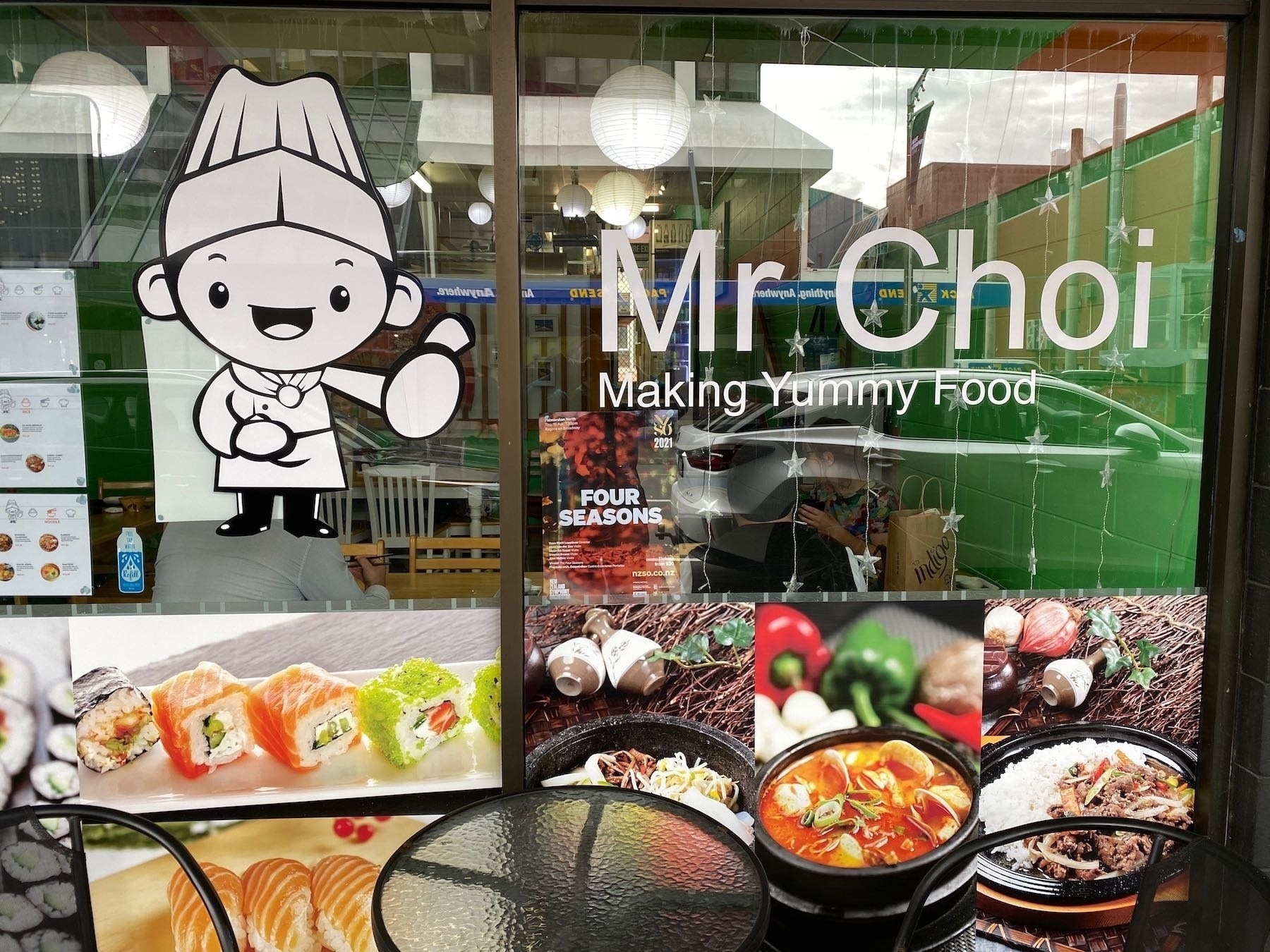 Mr Choi shop window. 