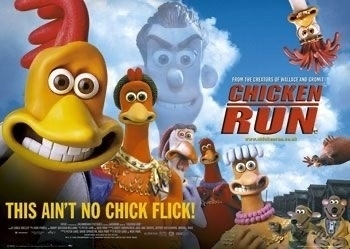 Chicken Run movie poster. 