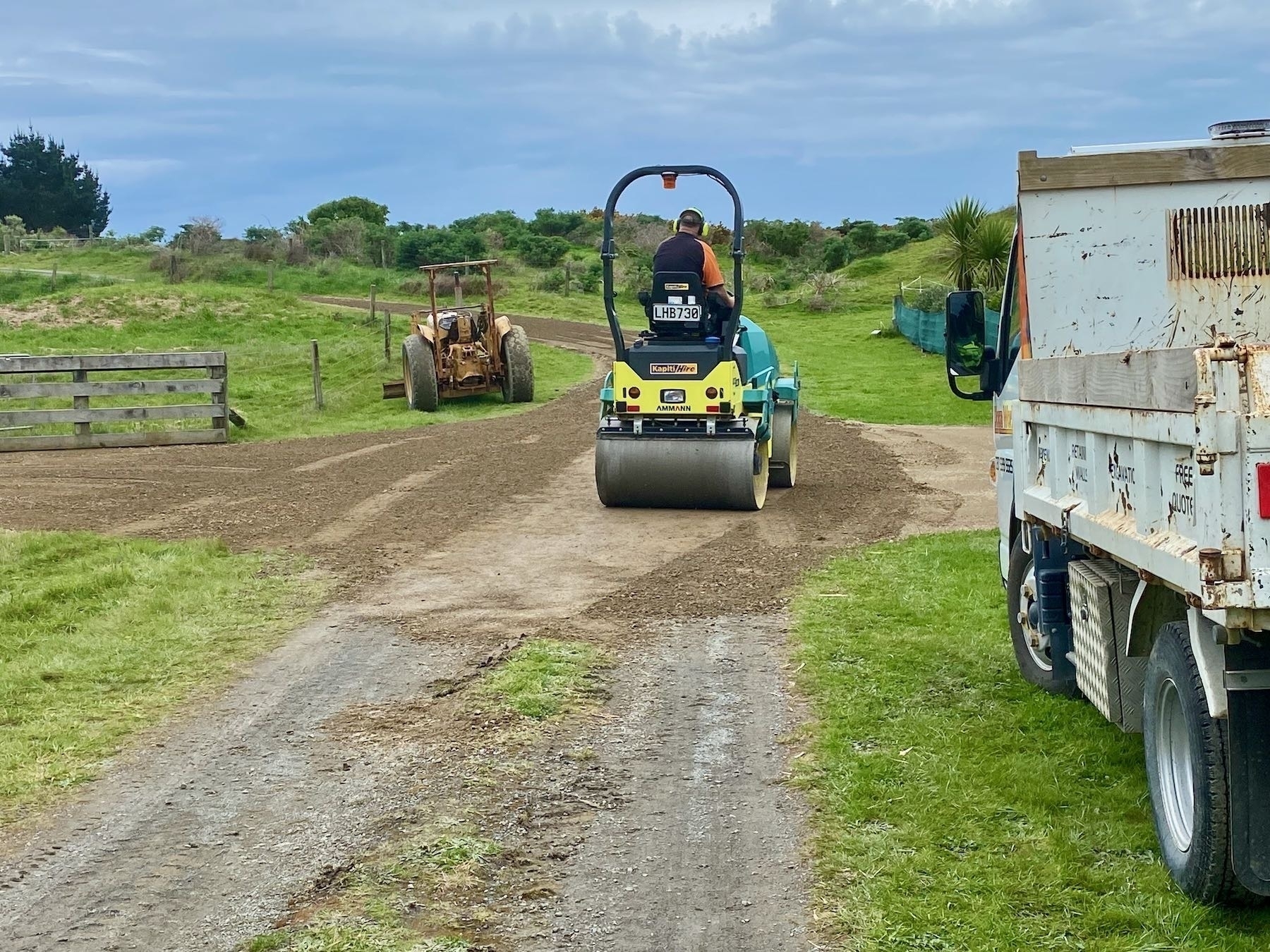 The surface is rolled. 