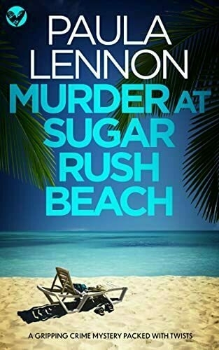 Book cover: Murder at Sugar Rush Beach.  