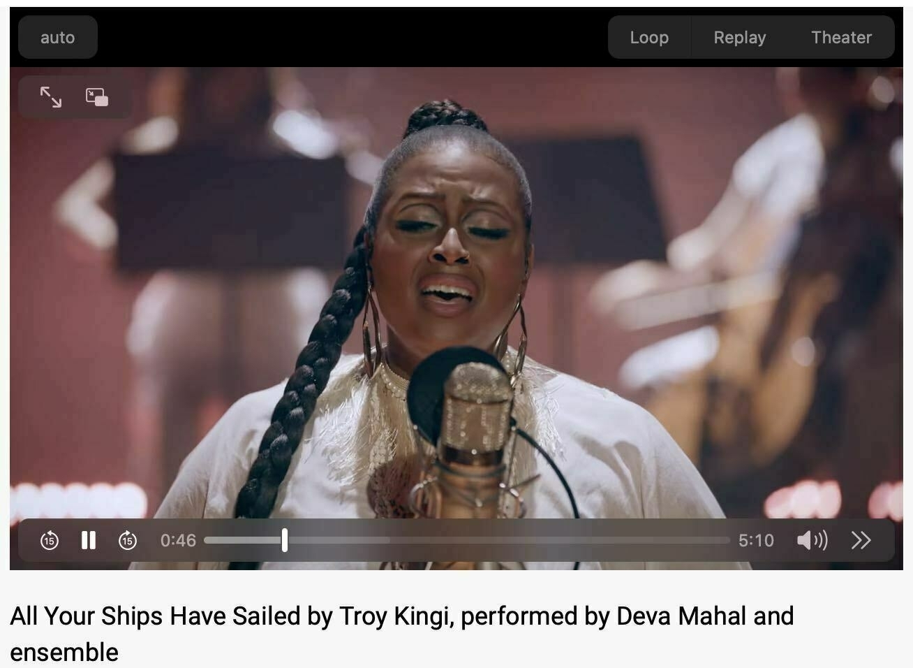 Video screenshot showing Deva Mahal . 