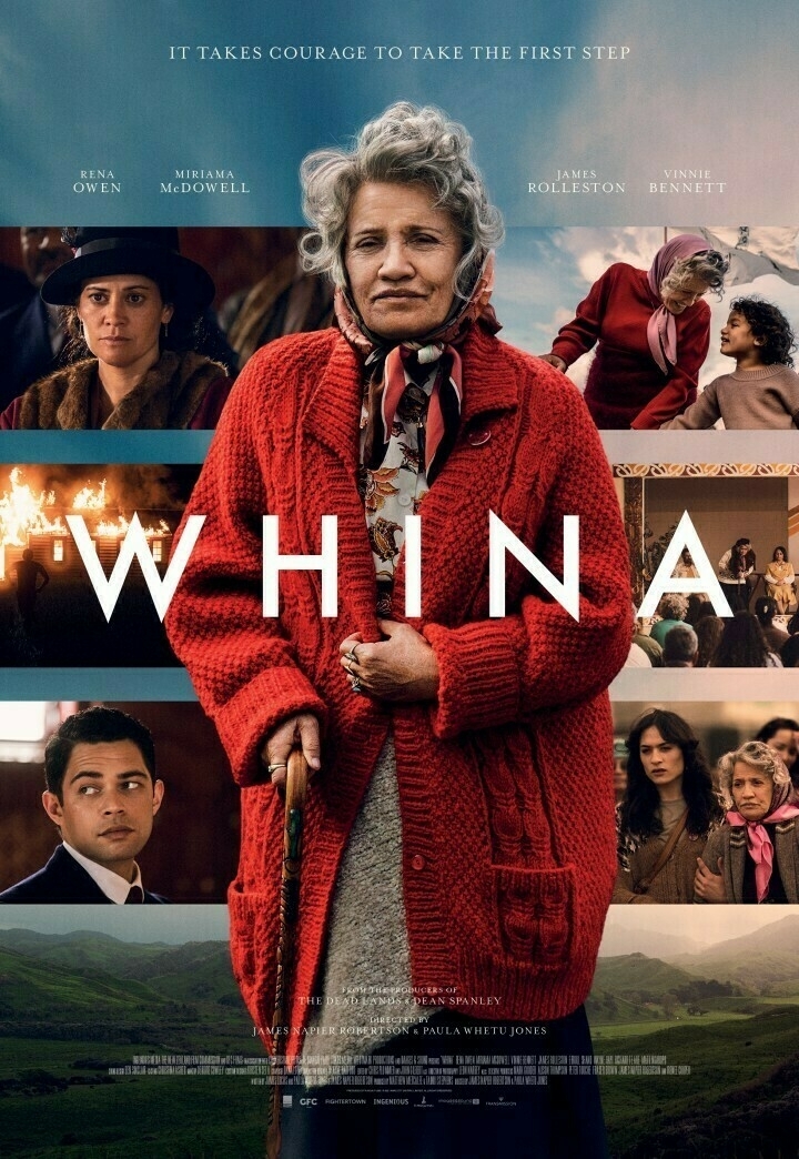 Movie poster for Whina. 