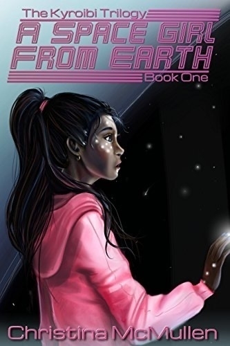 Book cover: A Space Girl from Earth. 