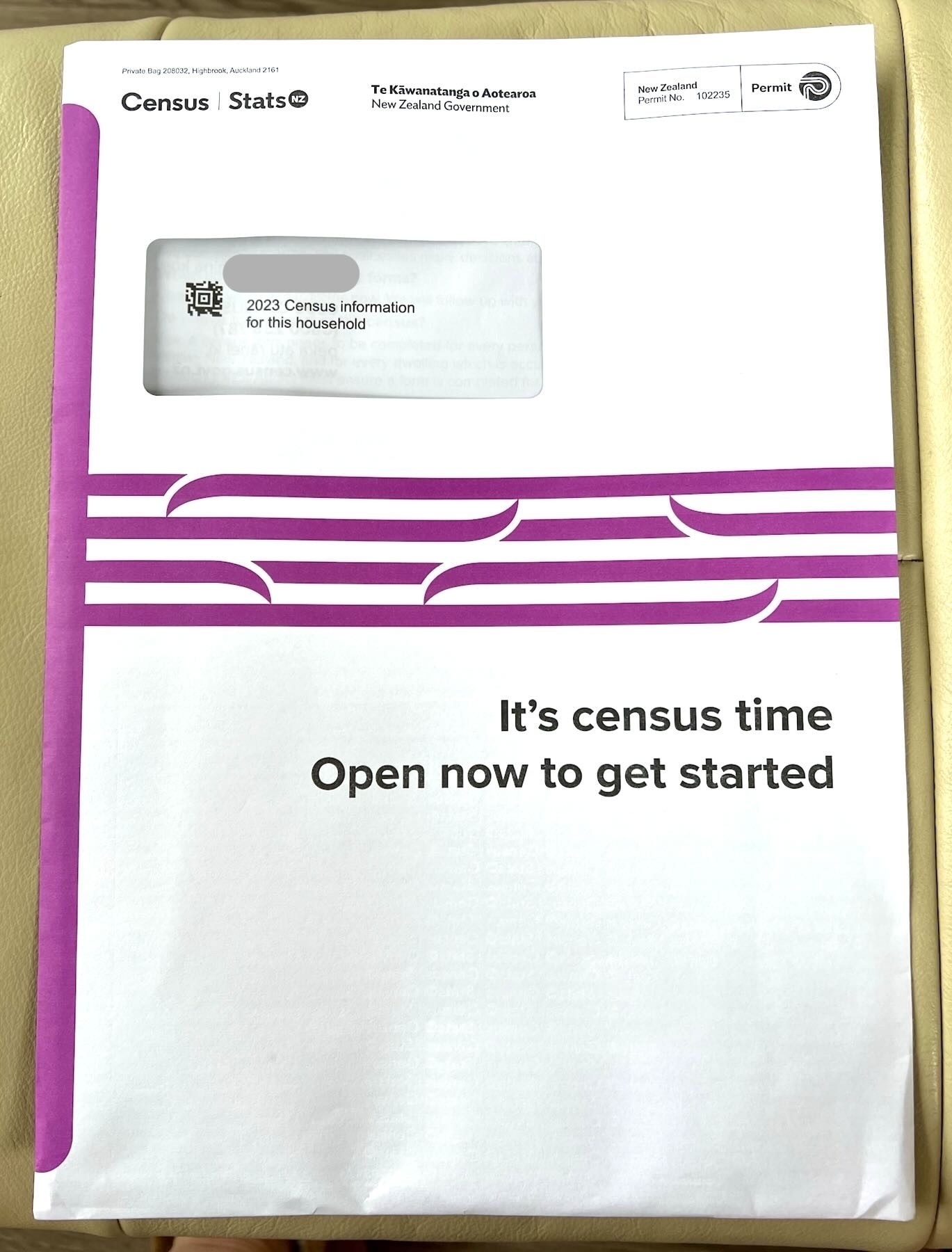 2023 census papers packet. 