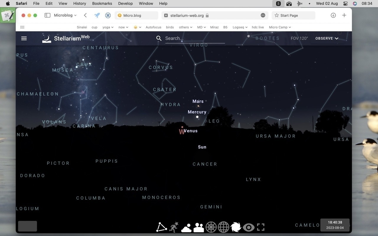 Night sky map for Samoa on 04 August 2023. 