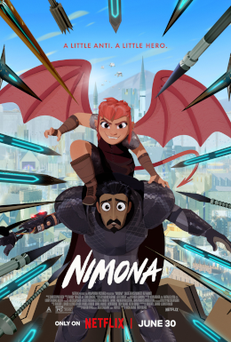 Nimona movie poster. 