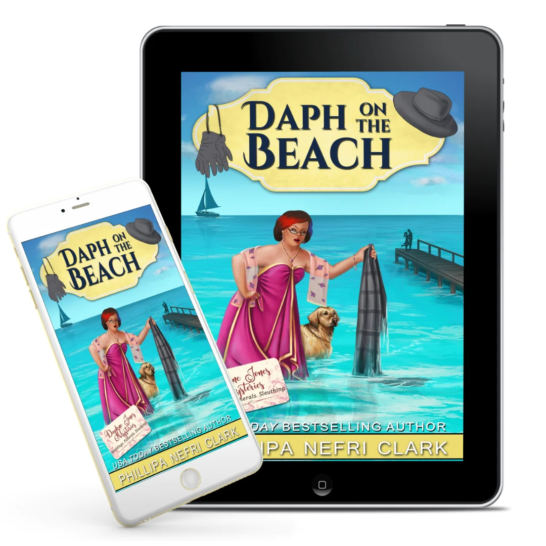 Book cover: Daph On The Beach. 